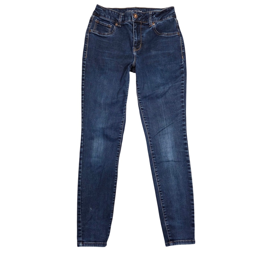 Maurices Medium Wash Skinny Jeans Denim Stretch Casual Everyday Women 26 Western